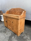 Antique Pine Dry Sink Primitive Country Storage Cabinet Cupboard Rustic Stand