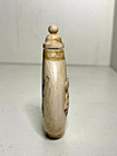 Antique Vintage Chinese Carved Resin Snuff Bottle