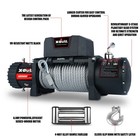 X-bull Electric Winch 12000lb W steel Cable Trailer Towing For Truck Suv 4wd