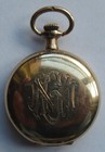 Elgin Small Pocket Watch Gold Filled Hunter Case 36 Mm  In Diameter