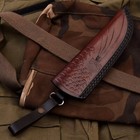 Handmade Pure Leather Hand Crafted Belt Sheath Holster For Fixed Blade Knife