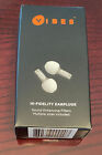 4 Pairs - Vibes High Fidelity Earplugs Hi Fi Ear Plugs W  Case New