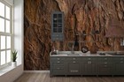 3d Wood Grain Wall Brown Self-adhesive Removeable Wallpaper Wall Mural