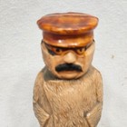 Bh Vintage Celluloid Chauffeur Motorist Figure 3 3 4  Tall Automobilia