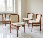Set Of 4 Benny Linden Danish Teak Dining Chairs Mid Century Modern