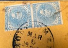 Confederate States Stamps Csa 6 Pair Tied On Montgomery Cover  Cv  125
