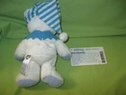 Liquid Blue Grateful Dead White Bean Bear Collectible Powder 7  Plush W  Tag