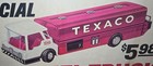 Vintage Texaco Toy Jet Fuel Truck Advertising Sign 42 x24  Rare Htf