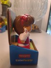 Fisher-price Little People Mia Pink Heart Shirt With White Bunny Rabbit New