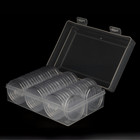 50 Direct Fit Airtight 40 6mm American Silver Eagle Coin Holders Capsules   Case