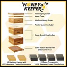 Langstroth Beehive 10 Wooden Frame Box Kit With Waxed Boxes  2 Deep And 1 Medium