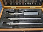 Vintage X-acto Knife Set With Blades In Original Wood Box
