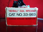 Vintage 1980 s Realistic Highball   Shure Sm58 Dynamic Microphone Hi Z W More  9