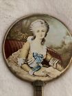 Vintage Antique Brass Vanity Handheld Mirror Victorian Lady     Nice Condition B1