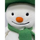 Vtg Eden The Snowman Raymond Briggs 15  White Green Hat Scarf