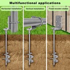 Heavy-duty Ground Anchors - 18 In 24 In 30 In Set For Carports  Sheds   More