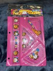 Vintage Garfield 80s Trapper Keeper Ruler Set Protractor Orange Cat Shenny New