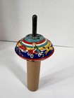 Vintage Tin Litho Toy Spinning Top No Winder Kids Children Dogs Kite Wagon Vtg