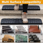 Rubber Stair Treads Non Slip Outdoor indoor 30  X 10  6-pack  Outdoor Stair