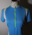 Cycling Nishiki Blue 1 2 Zip Short Sleeve Cycling Jersey Size Sm