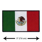 Mexico Flag Iron On Patch 3  Embroidered Applique Mexican Pride National Emblem