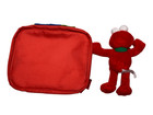 Lot Of 2 Vintage Sesame Street Elmo Lunch Box Bag Stuffed Animal Plush Cartoon