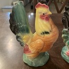 Vintage Rooster And Hen 7 5 X 7