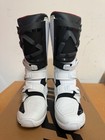 New Leatt 5 5 Flexlock Motocross Mx Dirt Bike Boots White black Size 8