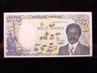 Gabon 1000 Francs 1991 P10 Unc Gabonaise Bank Central African Money I4c7839