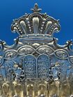 Antique Menorah Judaica Jewish Chanukah Hanukkah Oil German 800 Silver 