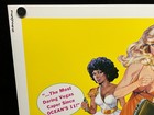 Original 1975 Las Vegas Lady Half Sheet Movie Poster 22 X 28 Great Colors    