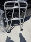 Drive Folding Aluminum Walking Frame  2 Wheels  Adjustable Height  Gray