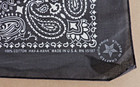 Vintage Hav-a-hank Black Paisley Bandana 100  Cotton Rn 15187 Made In Usa