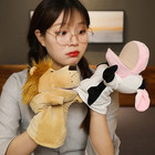 Cartoon Plush Finger Puppets Kids Party Family Toy Soft Hand Puppets Us