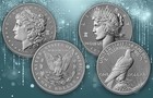2026 P Morgan   Peace Silver Dollar Diamond Field Two-coin Set W ogp  pre-sale 