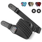 Lekato Guitar Strap 3  Wide Pad Adjustable For Acoustic Electric Guitars Bass