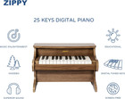 Kids Piano Keyboard  25 Keys Digital Piano For Kids  Mini Music Educational Inst