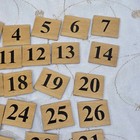 Vtg Wood Perpetual Wall Calendar Folk Art Country Heart Heritage Complete Tiles