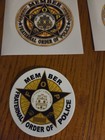 6 Pc - F o p - Police Supporter Lot - Uv Vinyl Decals 