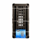 Hart Black Plastic 5-tier Shelf 36  W X 18  D X 72  H  Up To 750 Lb Total Capaci