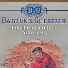 Vintage Barton   Guestier Wine Bar Mirror        winter Pruning    Framed French Ad