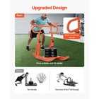 Weight Power Pull Push Sled Workout Fitness Strength Speed Training Sled Orange