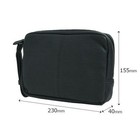  porter  Yoshida Bag With Second Bag Pouch Clutch Bag 016-01078 Black  10 