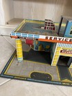 Brumberger T Cohen Service Station Garage Superior Tin Litho Toy Set
