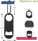 5 Pack Stainless Steel Flat Bottle Opener With Keychain- Bar Key-beer Bottle Ope