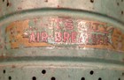 Vintage rare Falls City Minnow Bucket Green W decal Air-breather - Louisville Ky