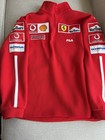 Fila Ferrari Team Issue Formula 1 Racing Team Red 1 4 Zip Jacket Adult Size Xl