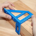 1pc Woodworking Multi Angle Square Protractor Plastic Angler Scriber Woodworking