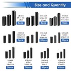 230pcs Roll Pin Set Sae 1 16 5 64 3 32 1 8 5 32 3 16 7 32 1 4 5 16 3 8 Inch