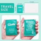 Gisdo 500 Pcs Flushable Wet Wipes Individually Wrapped Travel Unscented Aloe